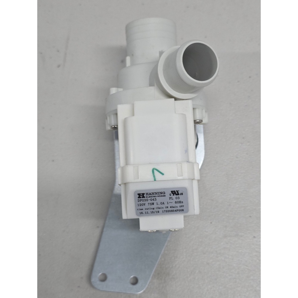 Hanning Drain Pump Motor DP035-043 120V 75W 175D3834P008 Washing Machine Part